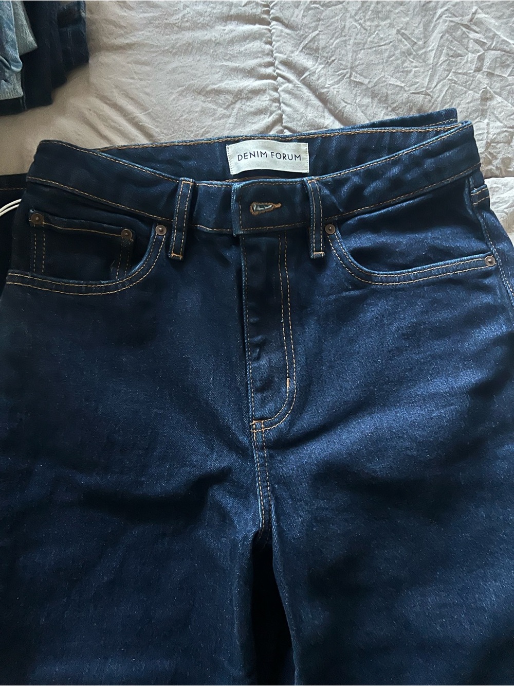 Denim Forum Remy Hi-Rise Wide Jean - Picture 5 of 6